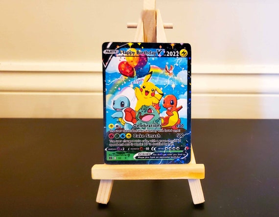 Mini chevalet en bois, porte-cartes Pokémon, support Pokémon pour carte,  porte-cartes Pokémon -  France