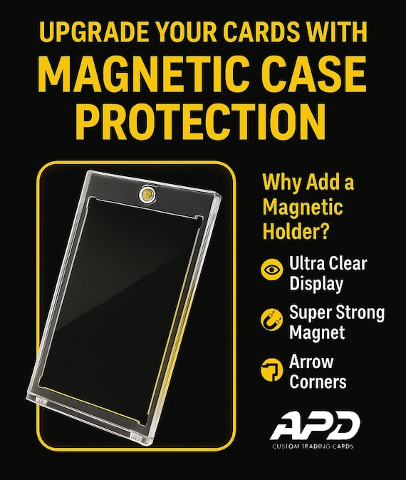Magnetic Card Holder, Magnetic Case, Trading Card Case, Pokemon card  holder, TCG Card Case, TCG Card holder, Acrylic Case