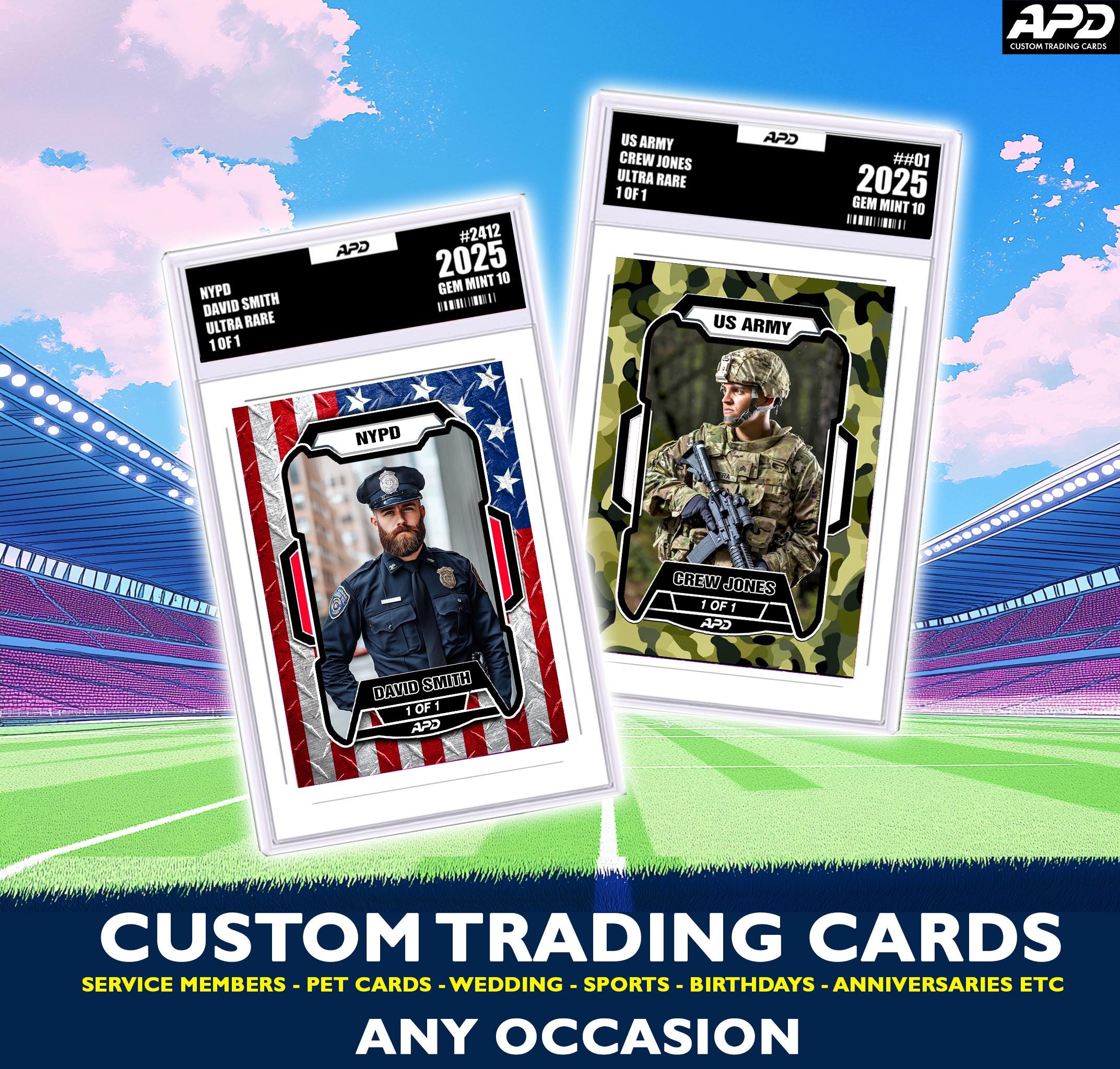 Custom Police K 9 Trading Cards - Etsy