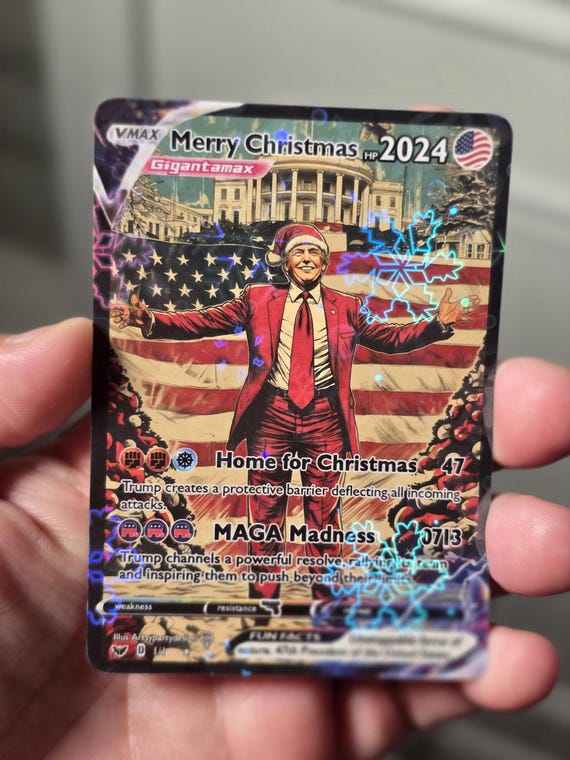 Donald Trump Pokemon Card, Trump Pokemon Card, Meme Gift, Gag Gift