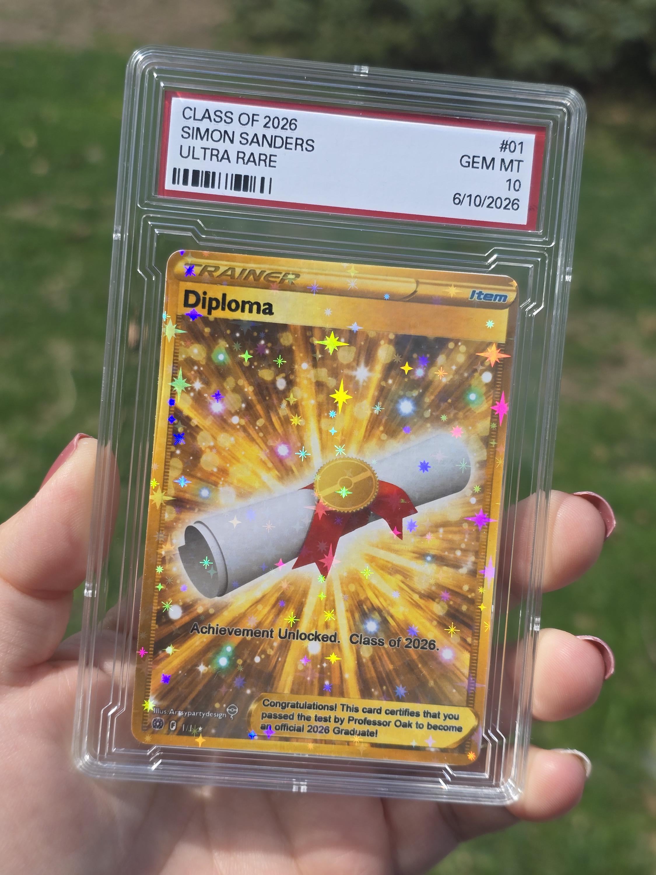 卒業 10th Graduation グラデュエーション プロモ カード Pokemon Graduation Card, Graduation Card, Pokemon Graduation Gift
