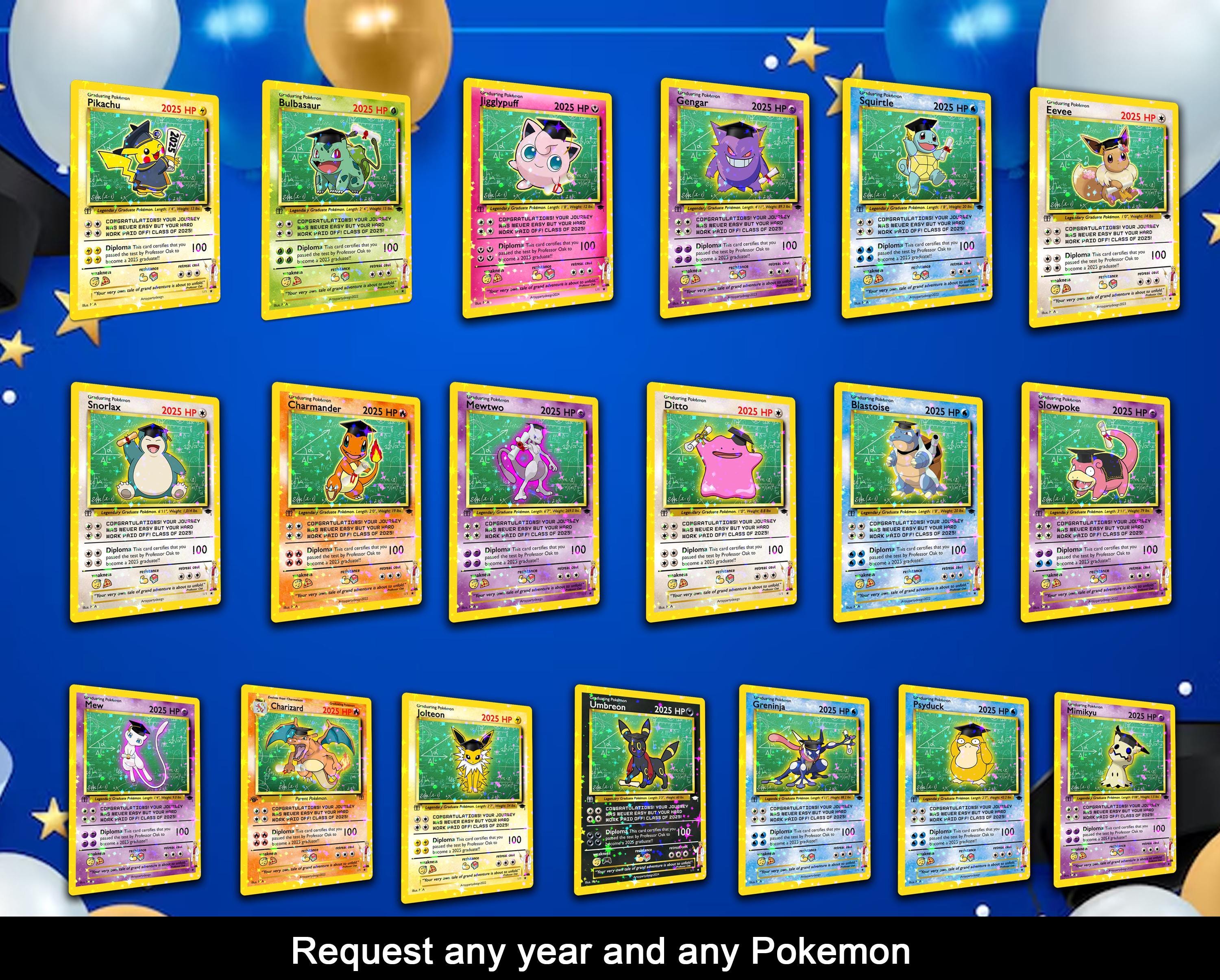 卒業 10th Graduation グラデュエーション プロモ カード Pokemon Graduation Card, Graduation Card, Pokemon Graduation Gift
