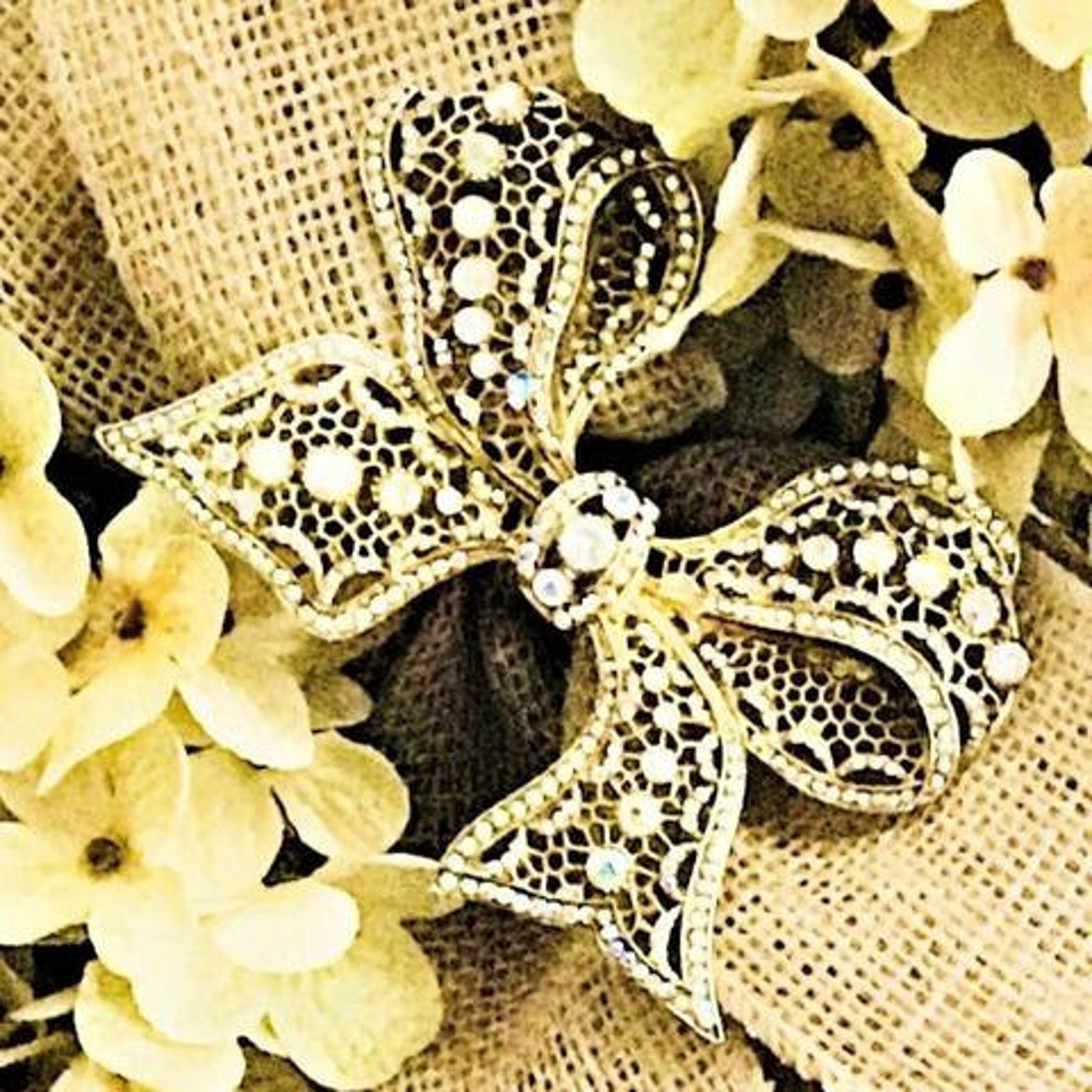 Large bowscandle pingold bowsilver bowbow bouquet pin bow Etsy