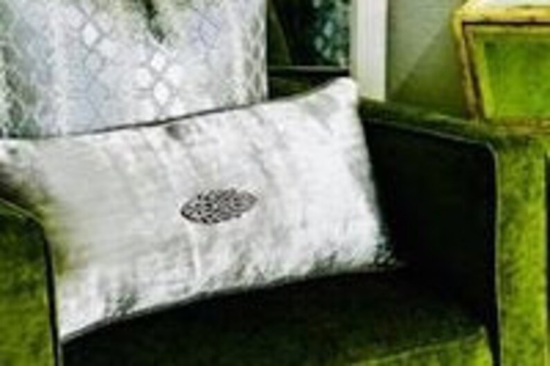 Grey pillow silver velvet pillowholiday pillow christmas Etsy
