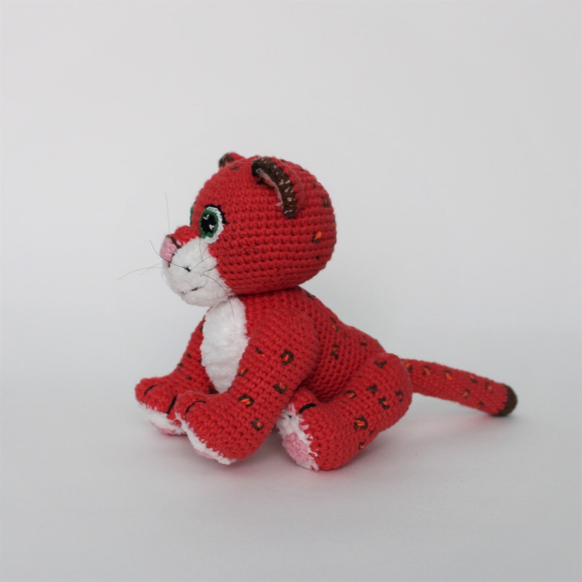 Leopard crochet pattern Amigurumi cheetah PDF pattern in Etsy
