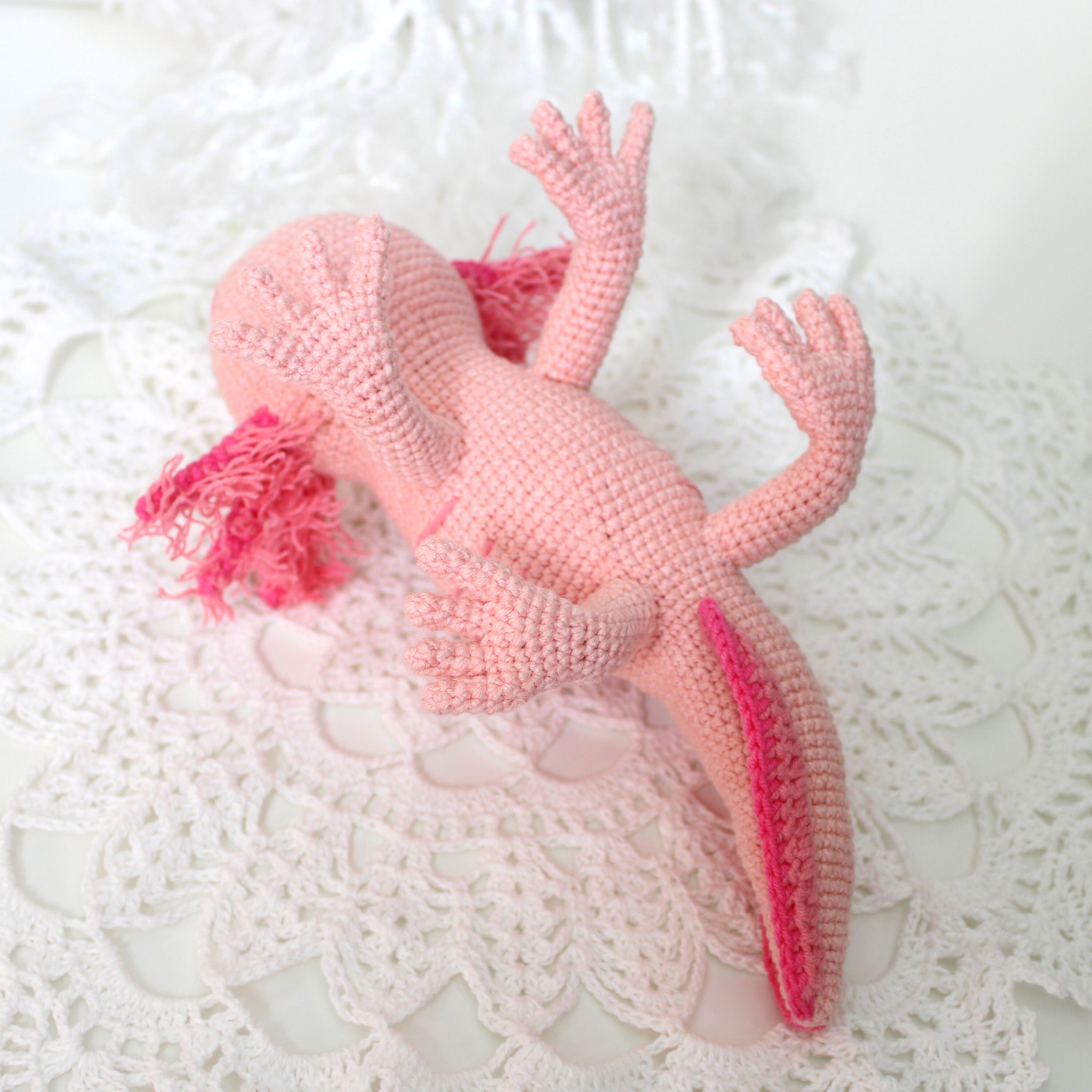 Axolotl crochet pattern Amigurumi axolotl toy pattern PDF in Etsy