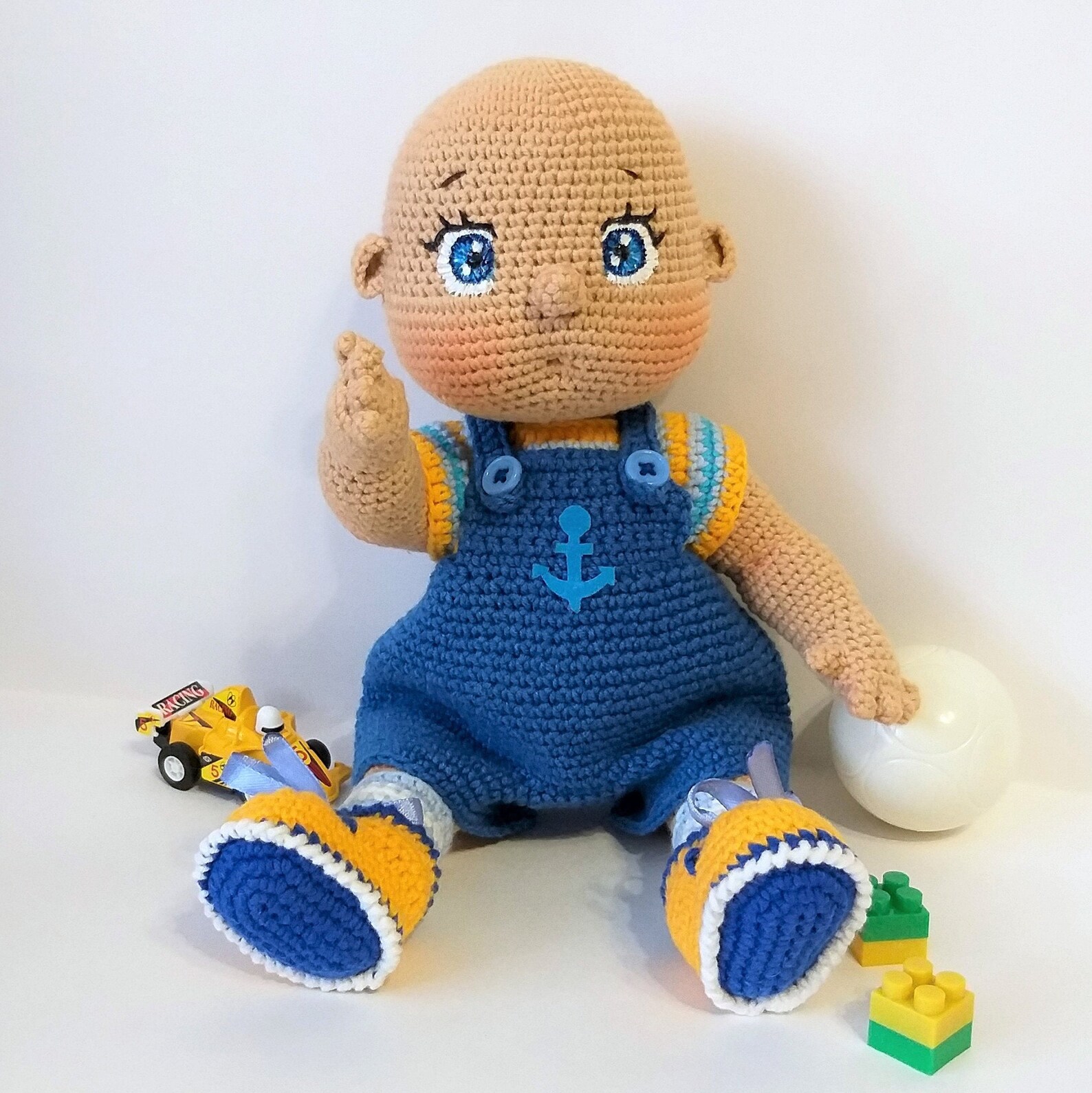 Doll boy pattern crochet Doll boy baby removable clothes Etsy