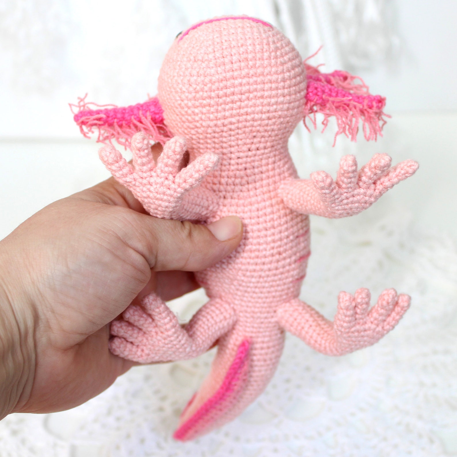 Axolotl crochet pattern Amigurumi axolotl toy pattern PDF in Etsy