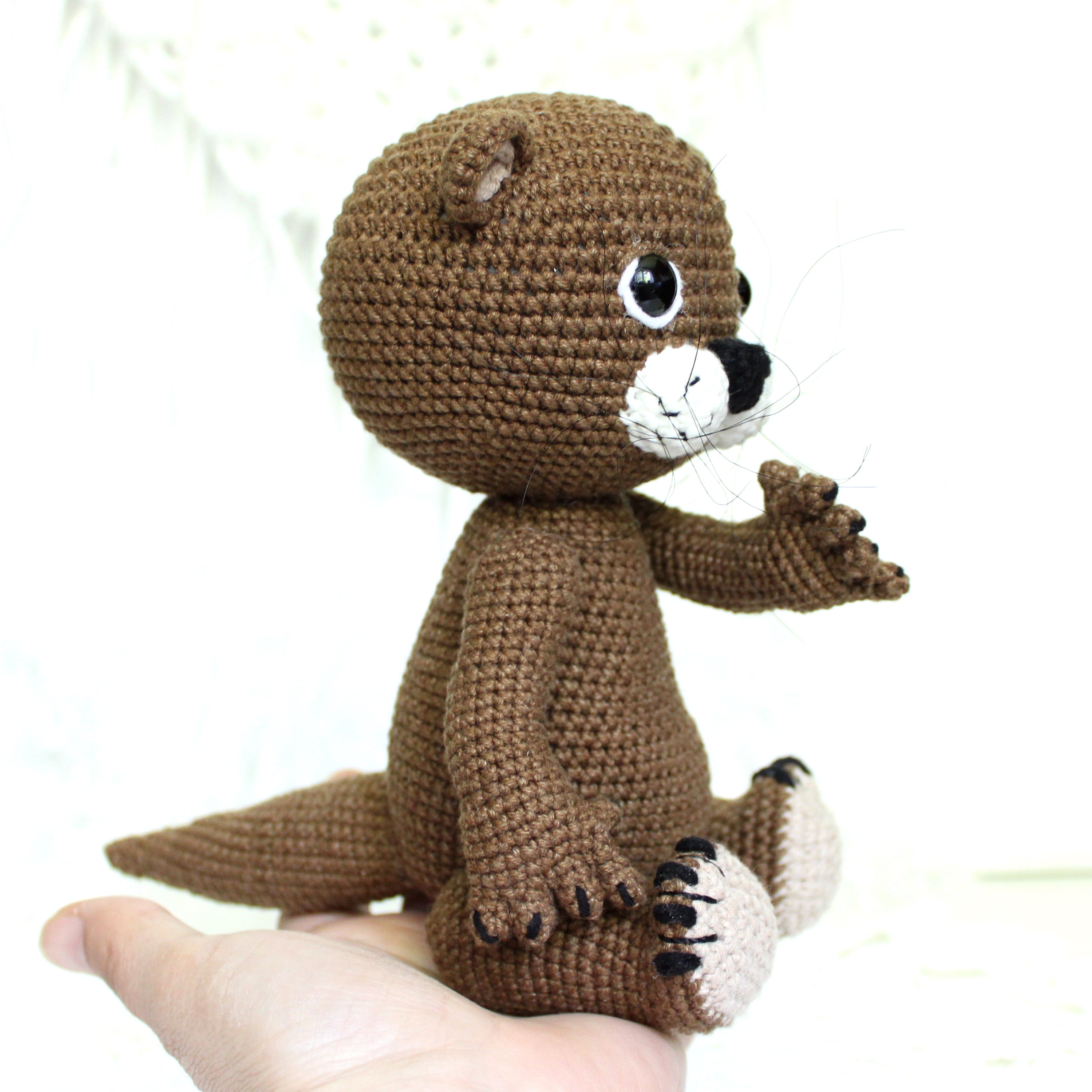 Otter crochet pattern Amigurumi otter pattern PDF in English Etsy
