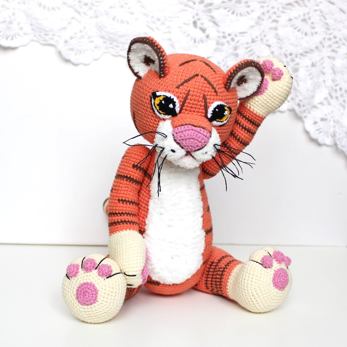 Crochet Tiger pattern Amigurumi tiger pattern PDF Crochet Etsy
