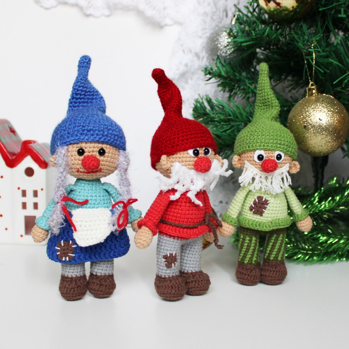 Crochet Gnomes Pattern Amigurumi little gnomes Digital Etsy