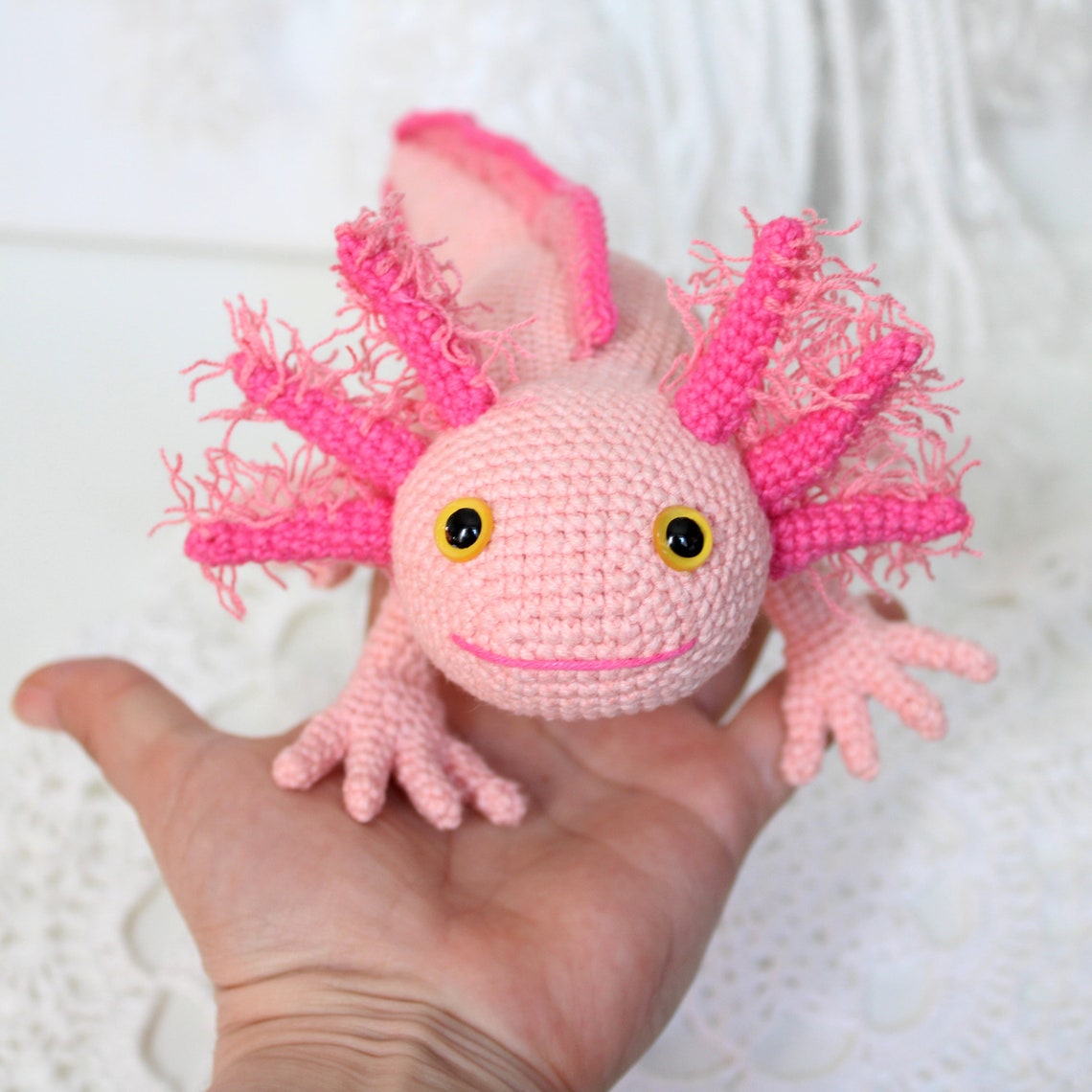 Axolotl crochet pattern Amigurumi axolotl toy pattern PDF in Etsy