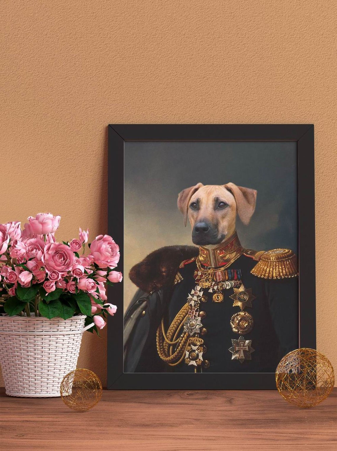 Custom Regal Pet Portraitcustom Pet Portrait Paintingroyal Etsy