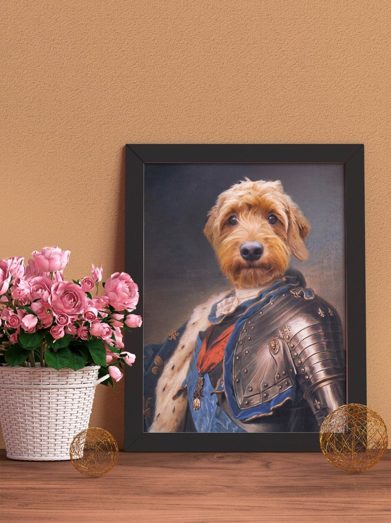 Custom Royal Cat Portrait Regal Pet Portrait Renaissance Pet Etsy