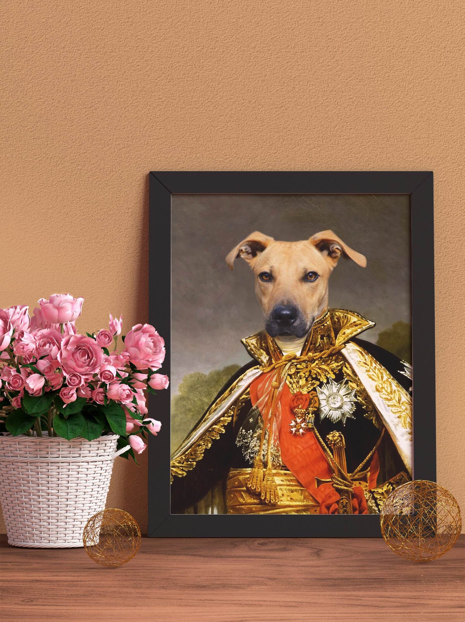 Custom Dog Portrait Pet Portraits Personalized Dog Canvas Etsy