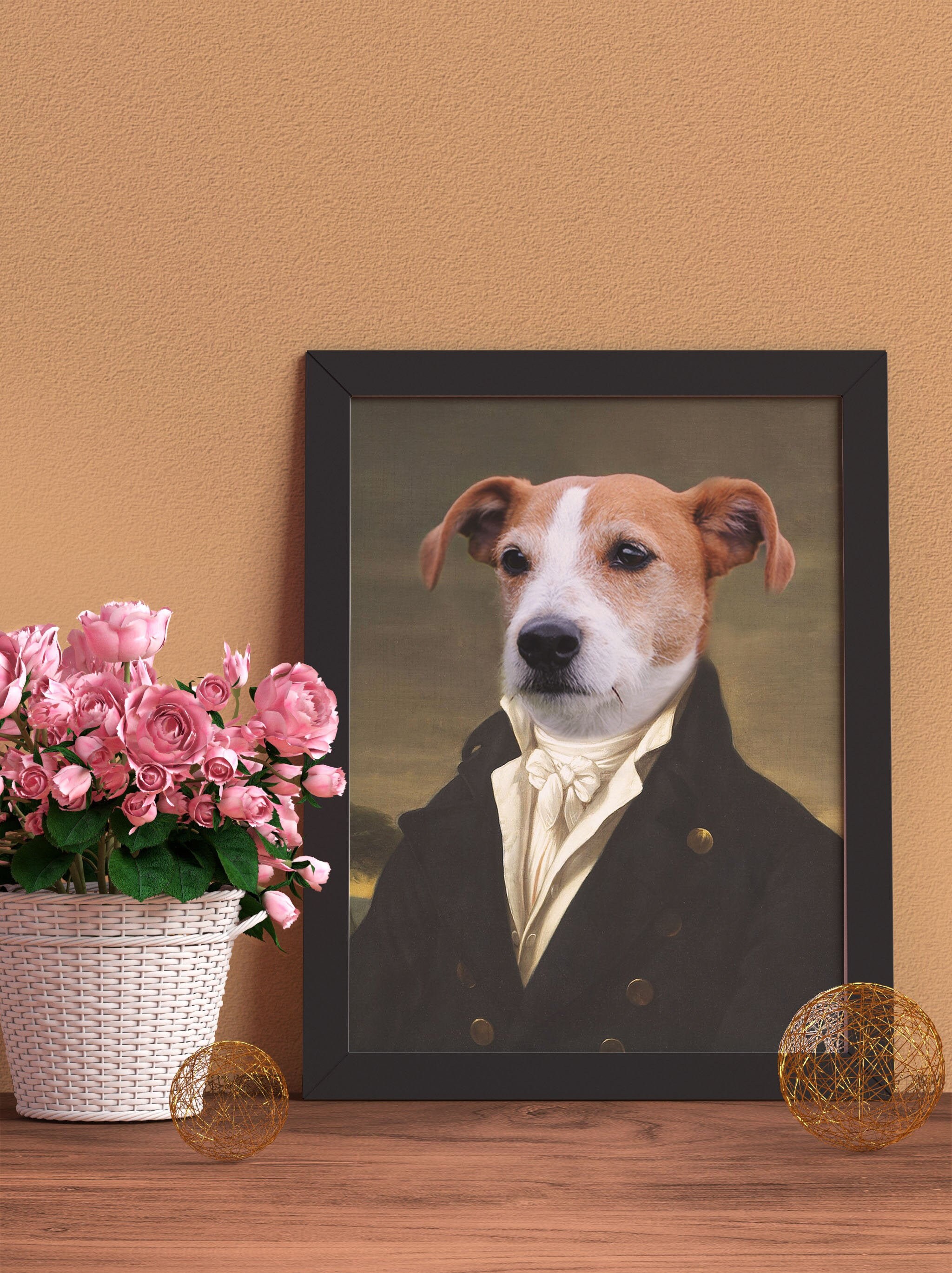 Custom dog portrait Pet portraits Personalized dog canvas Etsy