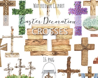Floral Cross Clipart Etsy