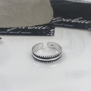 Sterling Silver Toe Ring Adjustable Toe Ring image 2