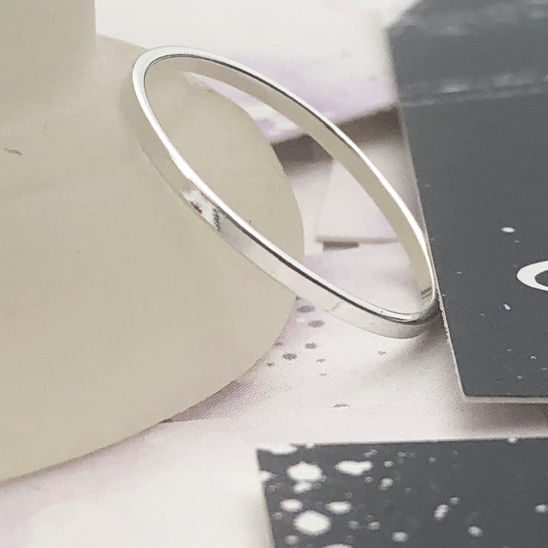 flat stack band \u2022 925 sterling silver ring \u2022 sterling silver band \u2022 minimalist band \u2022 minimalist ring \u2022 diamond cut band \u2022 rings for women