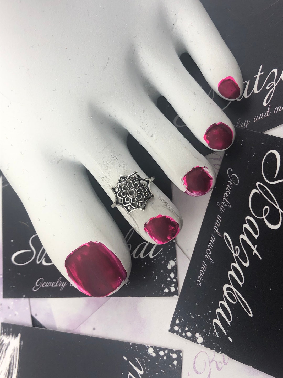 Flower Toe Ring 925 Sterling Silver Toe Ring Adjustable Toe Ring - Etsy