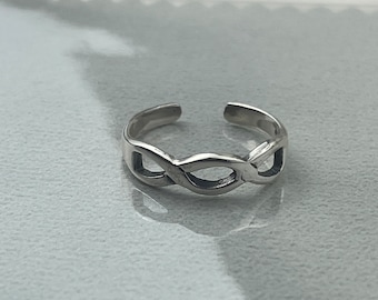 Sterling Silver Toe Ring • Adjustable Toe Ring