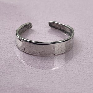 925 Sterling Silver Toe Ring Adjustable Toe Ring image 3