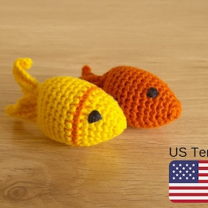 Crochet Fish Cat Toy Pattern, Crochet Fish Pattern, INSTANT DOWNLOAD