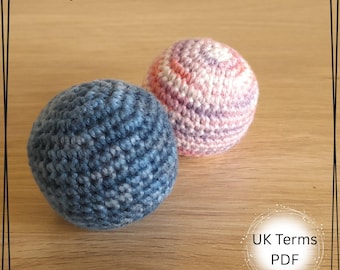 Crochet Cat Ball Toy Pattern | Easy UK Terms PDF (Instant Download)