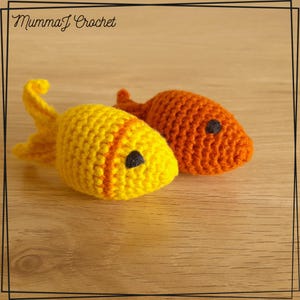 Crochet Fish Cat Toy Pattern PDF | US & UK Terms | Easy Catnip Toy | Amigurumi | Instant Download