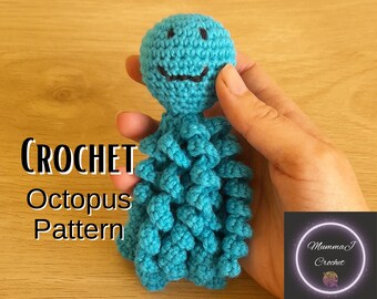 Crochet Octopus Pattern, Octopus Crochet Pattern, Crochet Octopus Cat Toy PDF Pattern, INSTANT DOWNLOAD