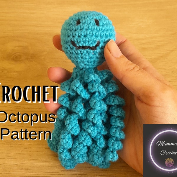 Crochet Octopus Pattern, Octopus Crochet Pattern, Crochet Octopus Cat Toy PDF Pattern, INSTANT DOWNLOAD