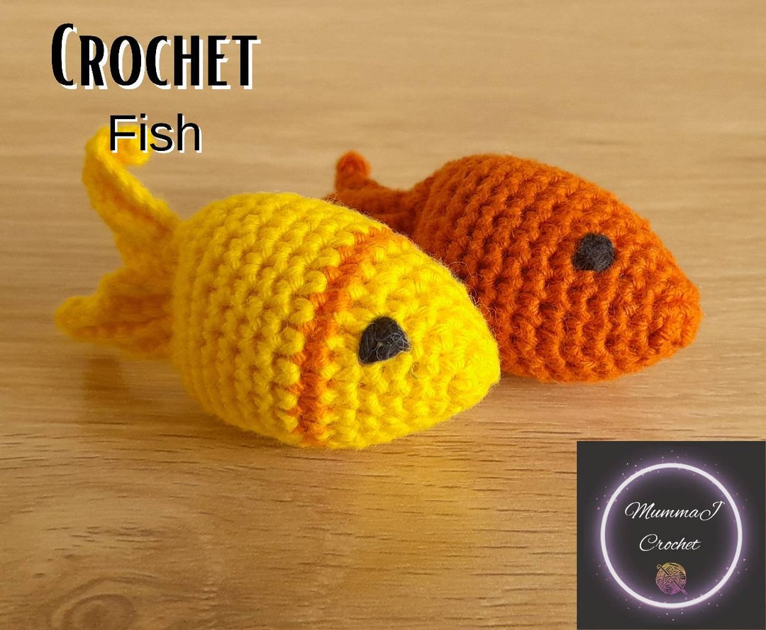 Crochet Fish Cat Toy Pattern Crochet Fish Pattern INSTANT Etsy