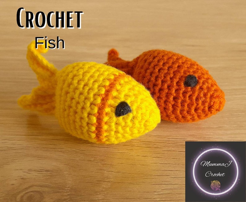 Crochet Fish Cat Toy Pattern Crochet Fish Pattern INSTANT Etsy