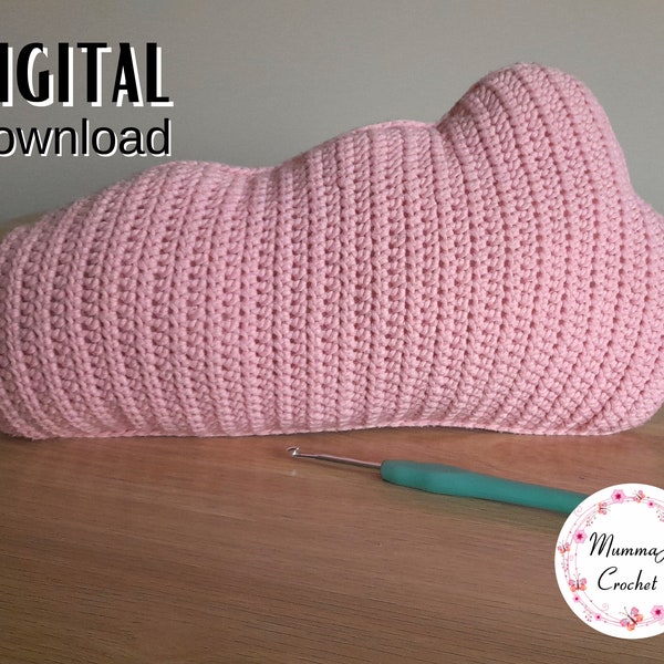 Crochet Pillow, Crochet Cloud Pillow Pattern PDF, INSTANT DOWNLOAD