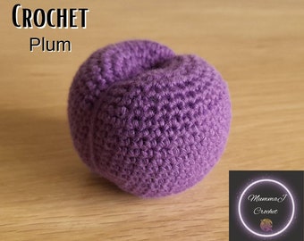 Patrón Ciruela Crochet, Patrón Ciruela Crochet, Patrón PDF Ciruela Crochet, DESCARGA INSTANTÁNEA