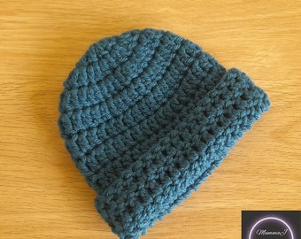 Crochet Preemie Beanie Pattern PDF | Baby Hat Crochet Pattern | NICU & Newborn Gift | Instant Download