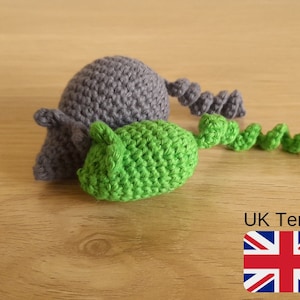 Uk Terms Crochet Pattern Mouse Cat Toy, Large And Small Patterns, Crochet Mouse Pattern, Crochet PDF Pattern Mouse, INSTANT DOWNLOAD