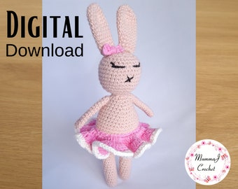 Crochet Bunny Pattern Bundle PDF | 4 Dress Up Outfits | Free Video Tutorials