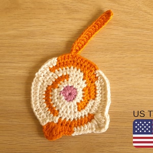 Crochet Calico Cat Butt Coasters, Crochet Pattern Cat Butt Coasters PDF, INSTANT DOWNLOAD