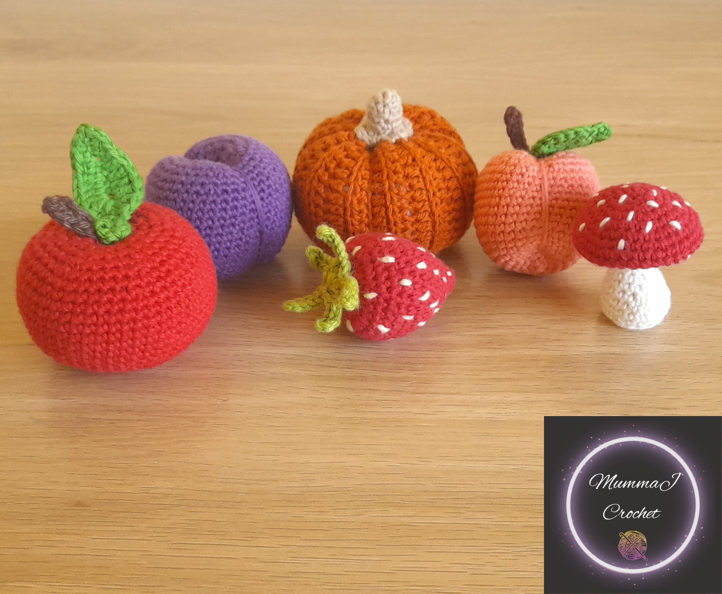 Crochet Fruit & Vegetable Pattern Bundle