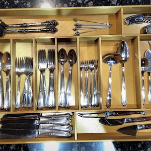 Custom Silverware Drawer Organizer, made to your specifications