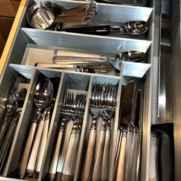 Custom Silverware Drawer Organizer, 100% Custom we build your organizer to your specifications.