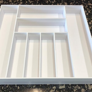 Custom Silverware Drawer Organizer,100% Custom we build your organizer to your specifications.
