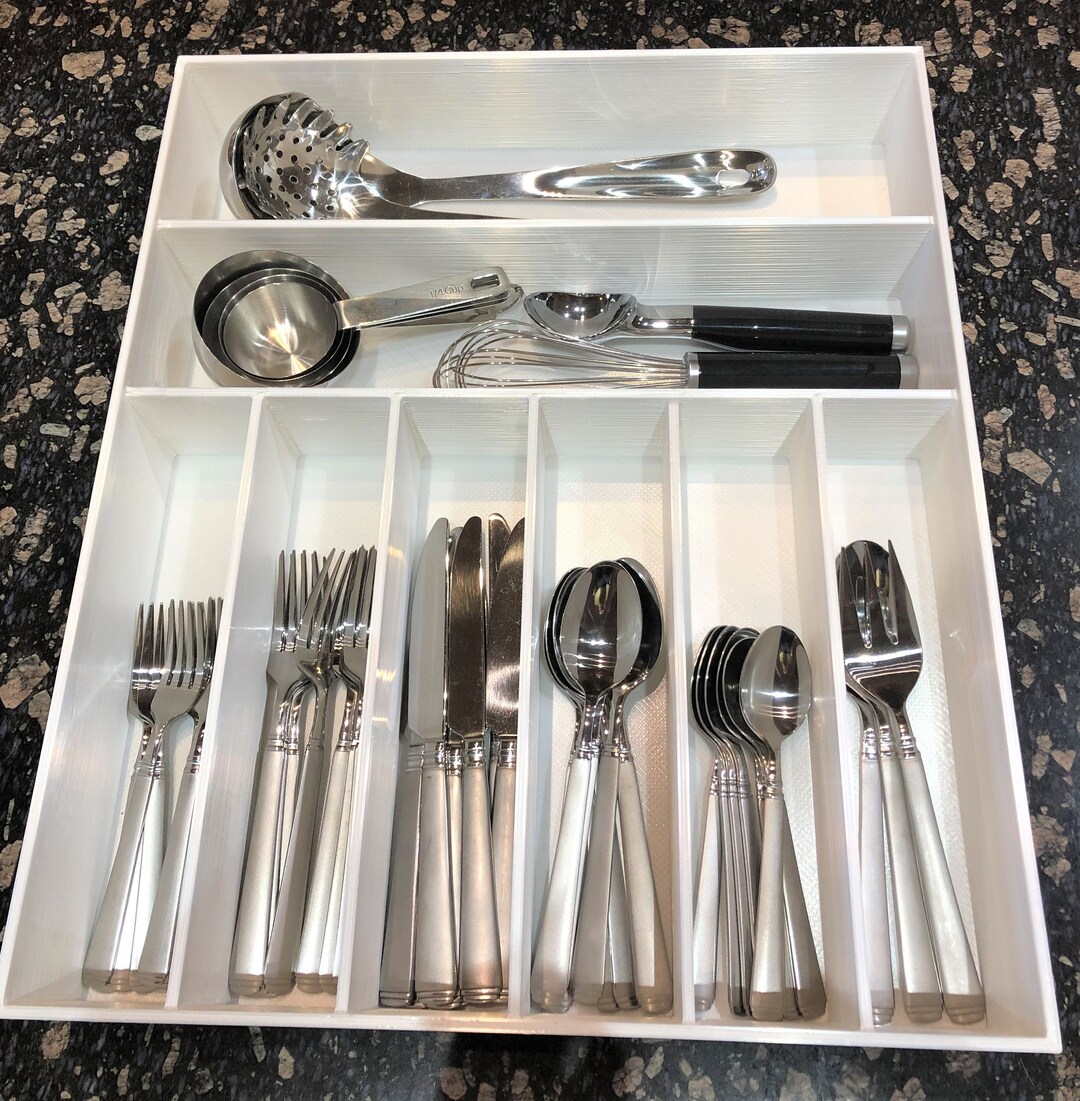 Custom Silverware Drawer Organizer, Built to Your Exact Specifications
