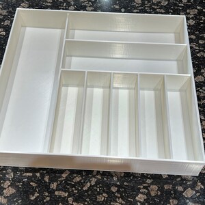 Custom Silverware Drawer Organizer,100% Custom we build your organizer to your specifications.