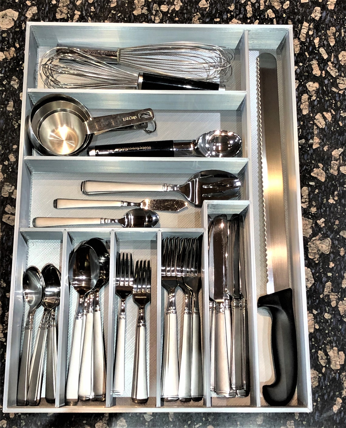 Custom Silverware Drawer Organizer 100 Custom We Build Your Etsy