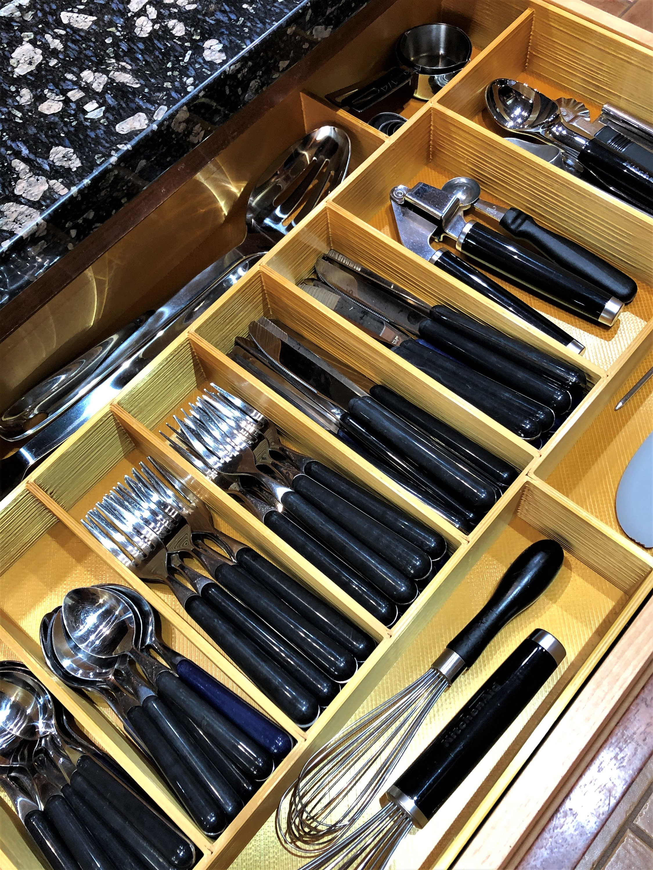 Custom Flatware Drawer Insert 100 Custom We Build Your Etsy