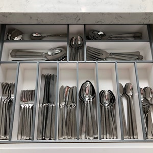 Custom Drawer Organizer, Silverware Organizer made to order, add your specifications