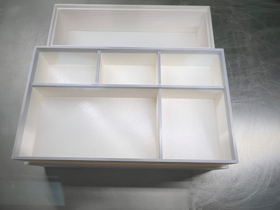 Custom Drawer Organizers, Nesting SET With Front to Back Slider, Stores ...