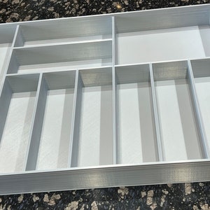 Custom Drawer Organizer, Silverware Utensils Organizer made to order